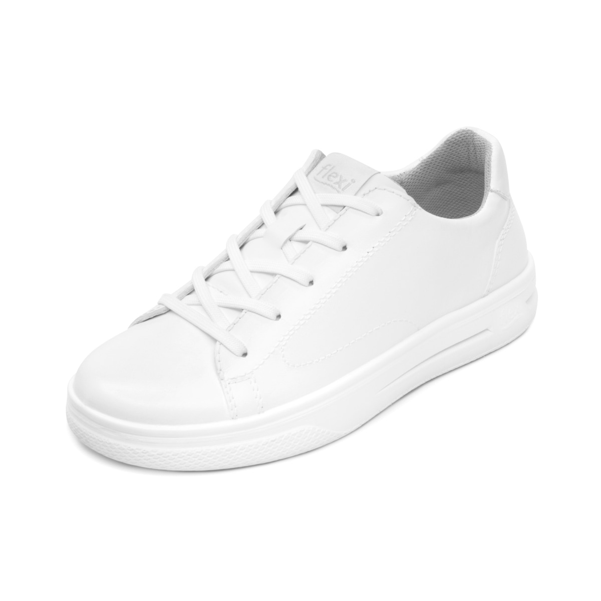Tenis Escolar Flexi para Niño con Recovery Form Estilo 401911 Blanco