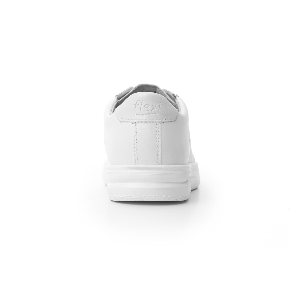 Zapato Casual Escolar Flexi De Estilo Tenis Para Niño - Estilo 402001 Blanco