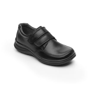 Zapato Casual Escolar Flexi Con Doble Velcro Para Niño - Estilo 402103 Negro