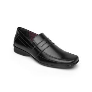 Mocasín Para Oficina Flexi De Punta Cuadrada Para Hombre - Estilo 402203 Negro Mocasín Para Oficina Flexi De Punta Cuadrada Para Hombre - Estilo 402203 Negro