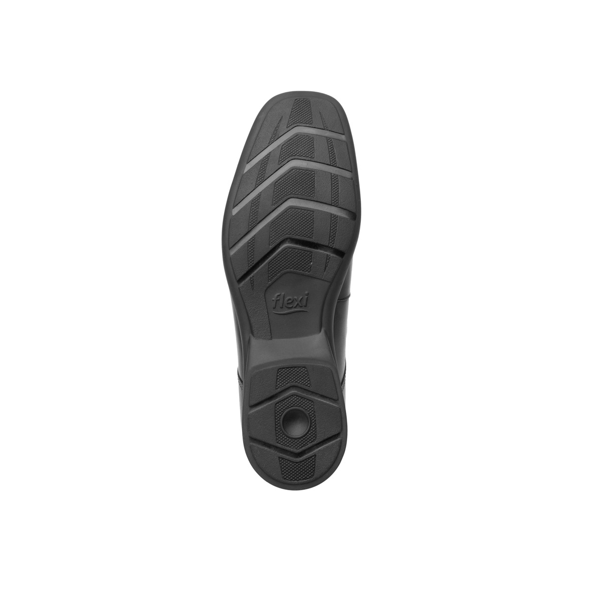 Zapato De Vestir Para Oficina Flexi De Punta Cuadrada Para Hombre - Estilo 402205 Negro