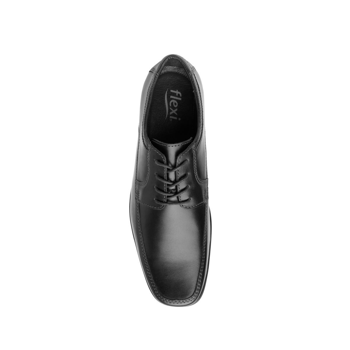 Zapato De Vestir Para Oficina Flexi De Punta Cuadrada Para Hombre - Estilo 402205 Negro