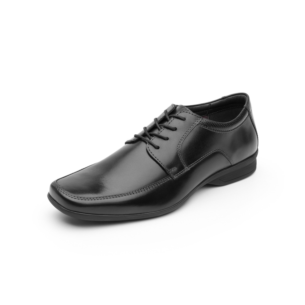 Zapato De Vestir Para Oficina Flexi De Punta Cuadrada Para Hombre - Estilo 402205 Negro