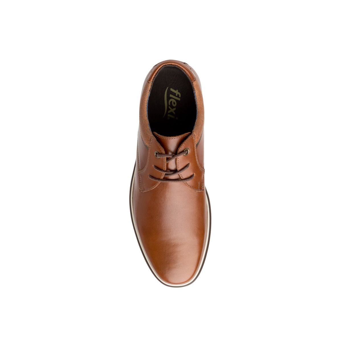Zapato Casual Urbano Flexi Con Suela Bicolor Para Hombre - Estilo 402301 Tan