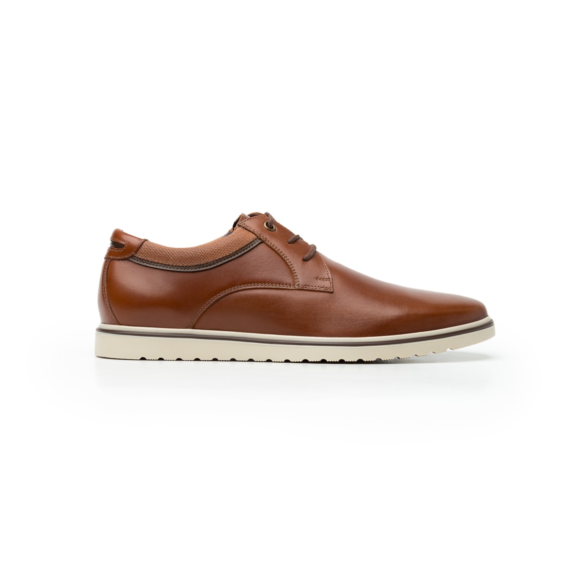 Zapato Casual Urbano Flexi Con Suela Bicolor Para Hombre - Estilo 402301 Tan