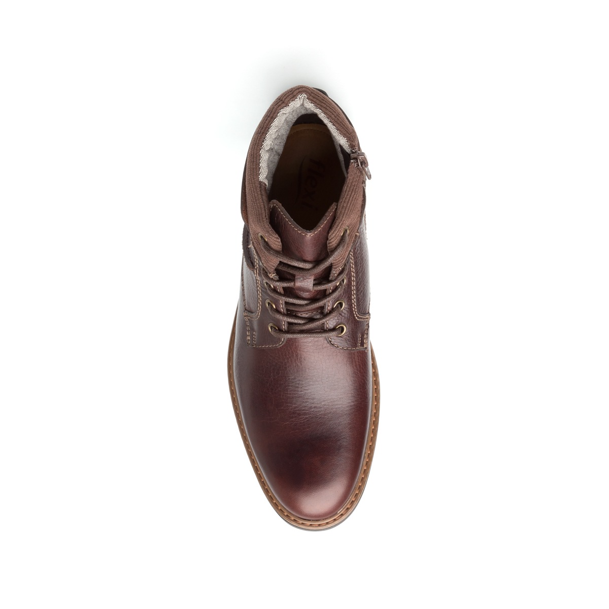 Botín Casual Flexi Con Combinación De Texturas Para Hombre - Estilo 402502 Shedron