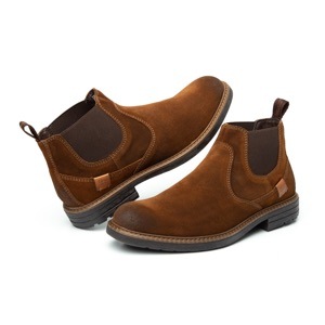 Botín Casual Flexi De Tipo Chelsea Para Hombre - Estilo 402504 Canela Botín Casual Flexi De Tipo Chelsea Para Hombre - Estilo 402504 Canela