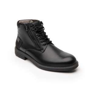 Botin Utilitario Flexi para Hombre con Agujetas Estilo 402506 Negro Botin Utilitario Flexi para Hombre con Agujetas Estilo 402506 Negro