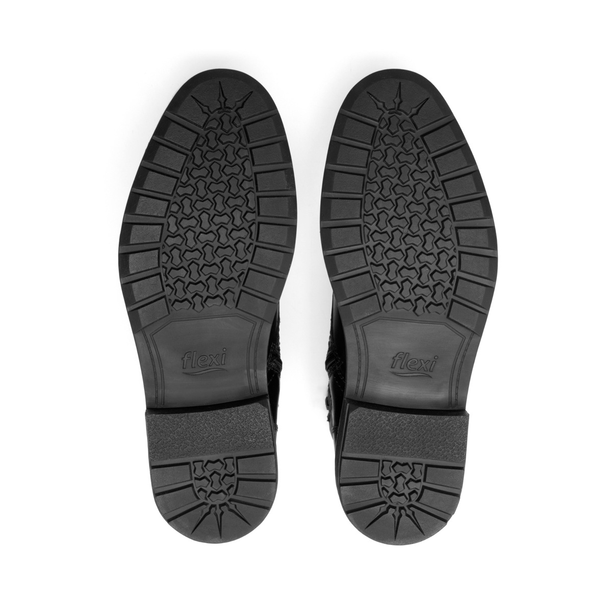 Botín Casual Flexi para Hombre con Amarre Frontal Estilo 402516 Negro