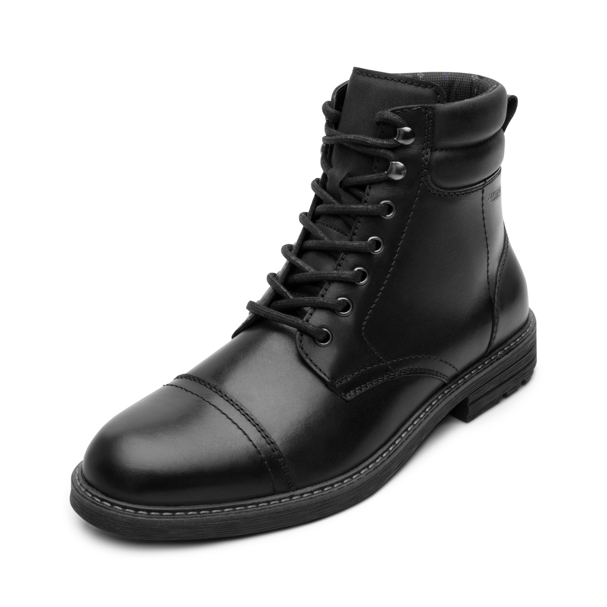 Botín Casual Flexi para Hombre con Amarre Frontal Estilo 402516 Negro