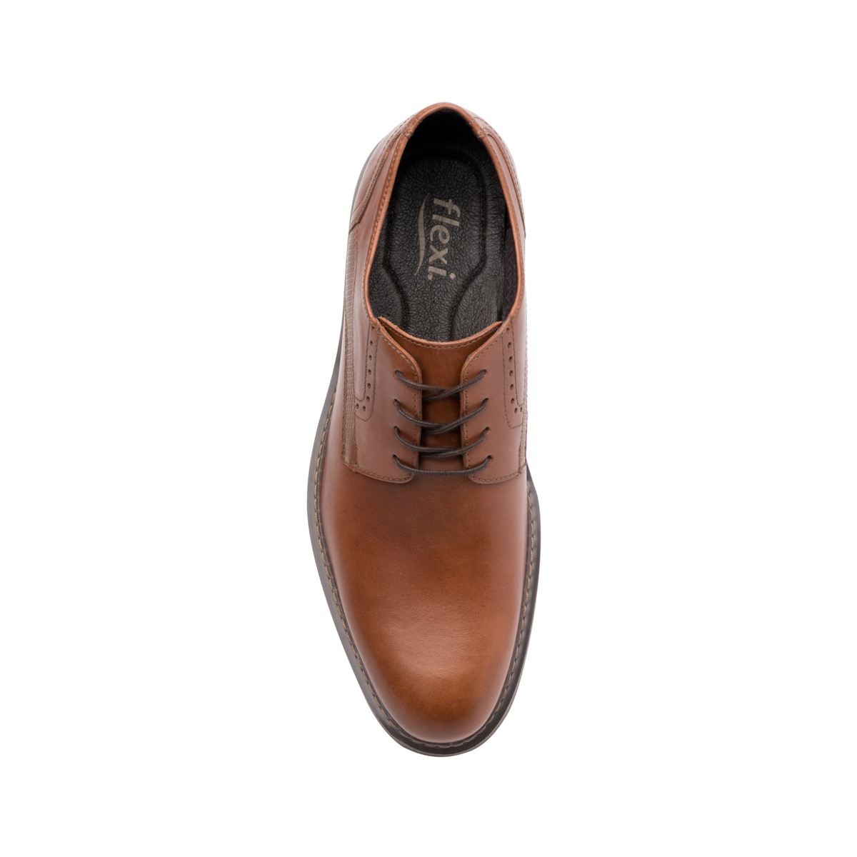 Zapato Casual Urbano Flexi Con Suela Tricolor Para Hombre - Estilo 402701 Tan