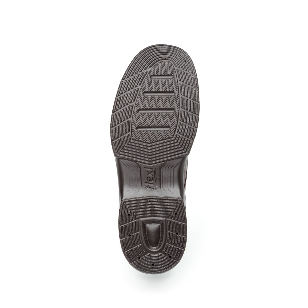 Zapato Casual Para Oficina Flexi Con Cápsula De Aire Para Hombre - Estilo 402801 Chocolate