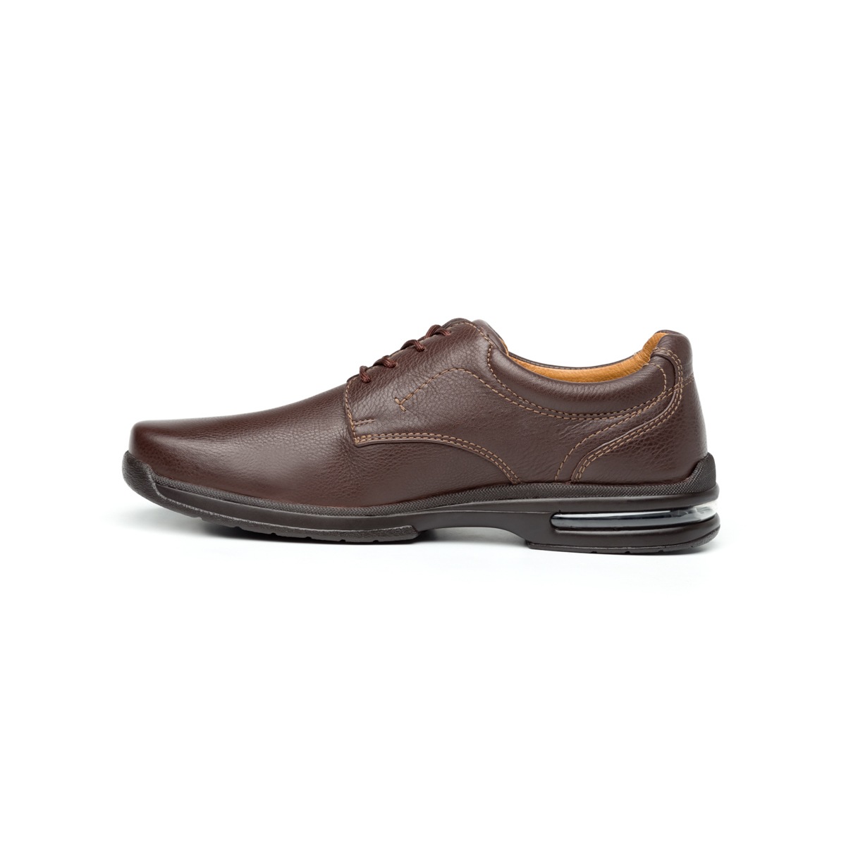 Zapato Casual Para Oficina Flexi Con Cápsula De Aire Para Hombre - Estilo 402801 Chocolate