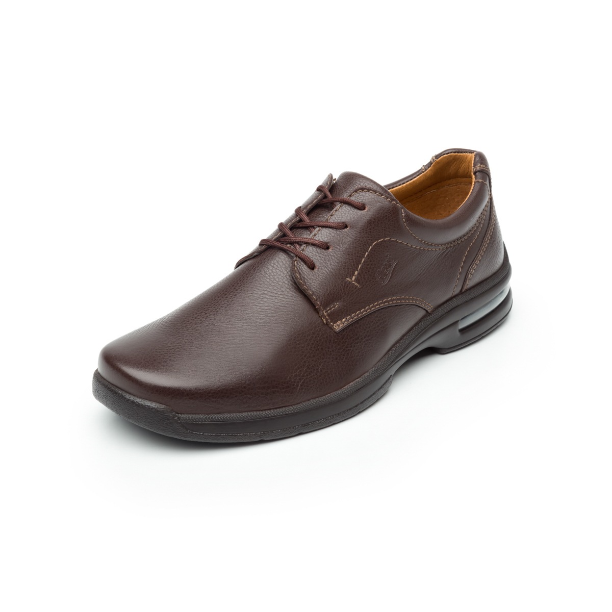 Zapato Casual Para Oficina Flexi Con Cápsula De Aire Para Hombre - Estilo 402801 Chocolate