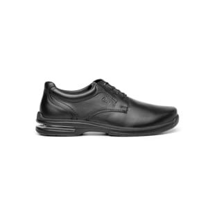 Zapato Casual Para Oficina Flexi Con Cápsula De Aire Para Hombre - Estilo 402801 Negro