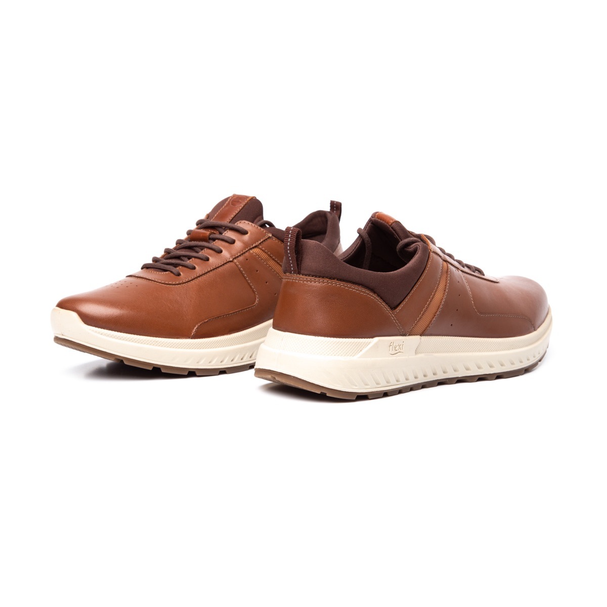 Sneaker Urbano Flexi Con Sistema Walking Soft Para Hombre - Estilo 403001 Tan
