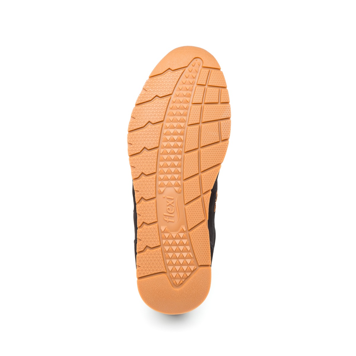 Sneaker Universitario Flexi De Nubuck Para Hombre - Estilo 403102 Negro