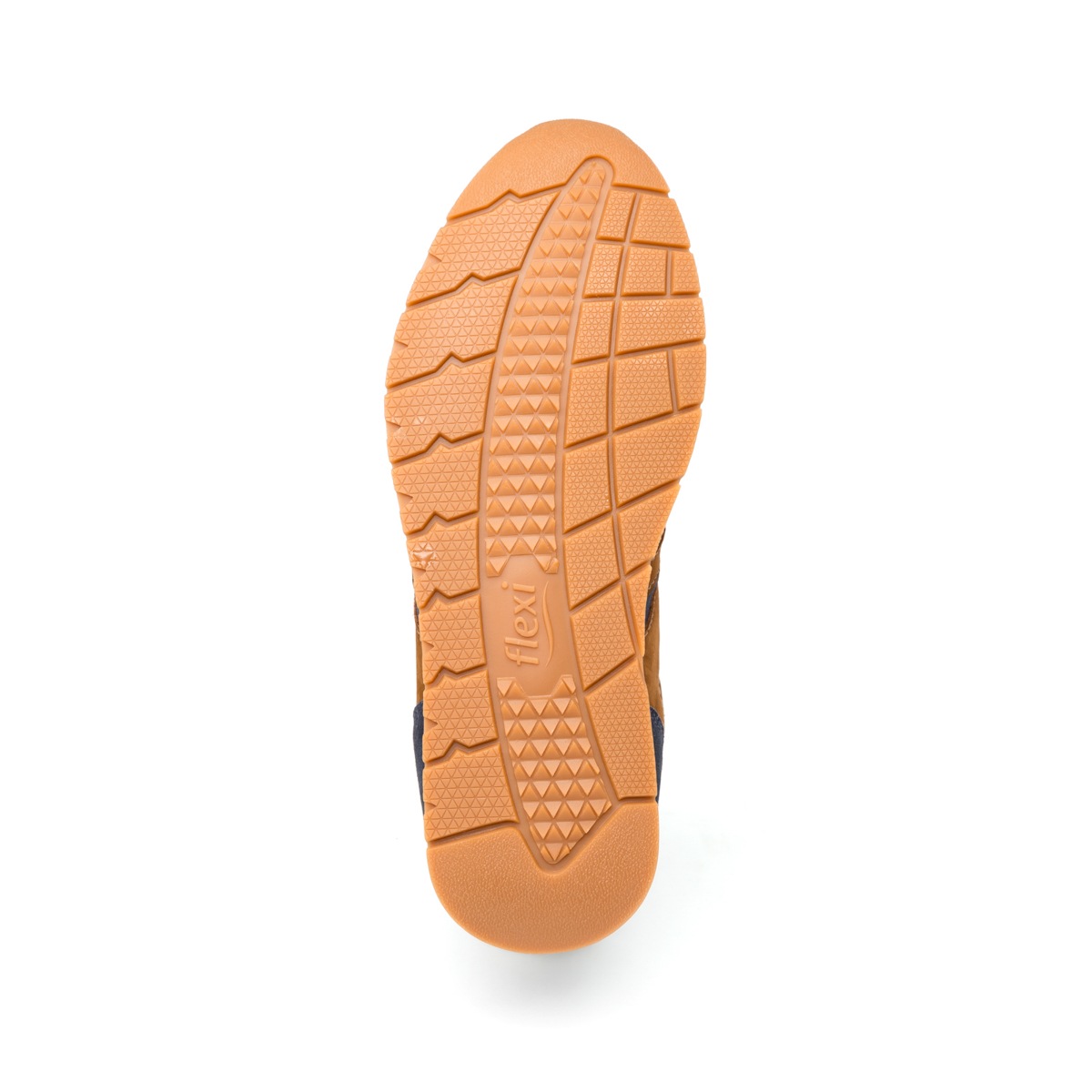 Sneaker Universitario Flexi De Nubuck Para Hombre - Estilo 403103 Tabaco