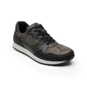 Sneaker Urbano Flexi para Hombre con Acabados Texturizados Estilo 403108 Olivo Sneaker Urbano Flexi para Hombre con Acabados Texturizados Estilo 403108 Olivo