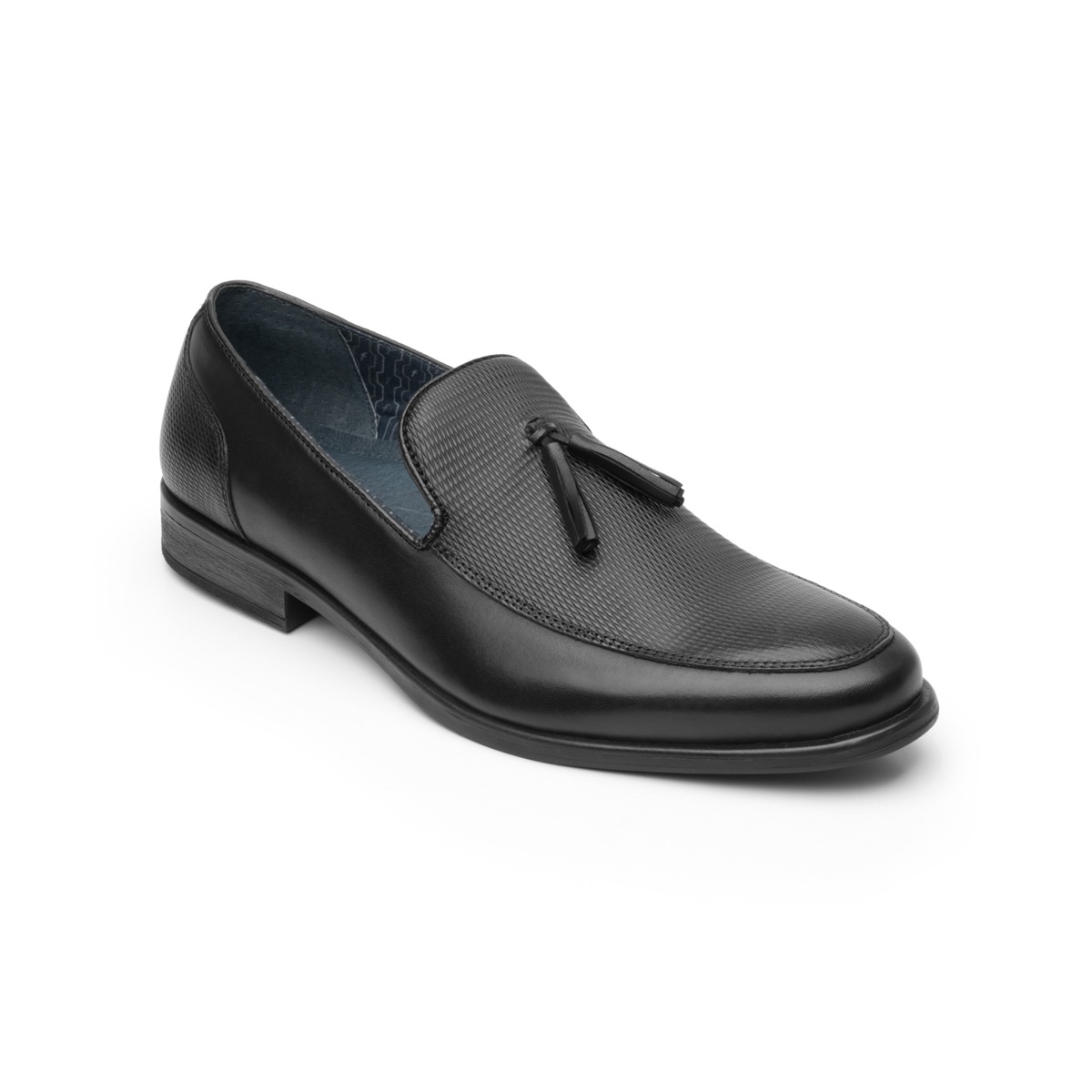 Mocasín De Vestir Flexi Con Motas Para Hombre - Estilo 403303 Negro
