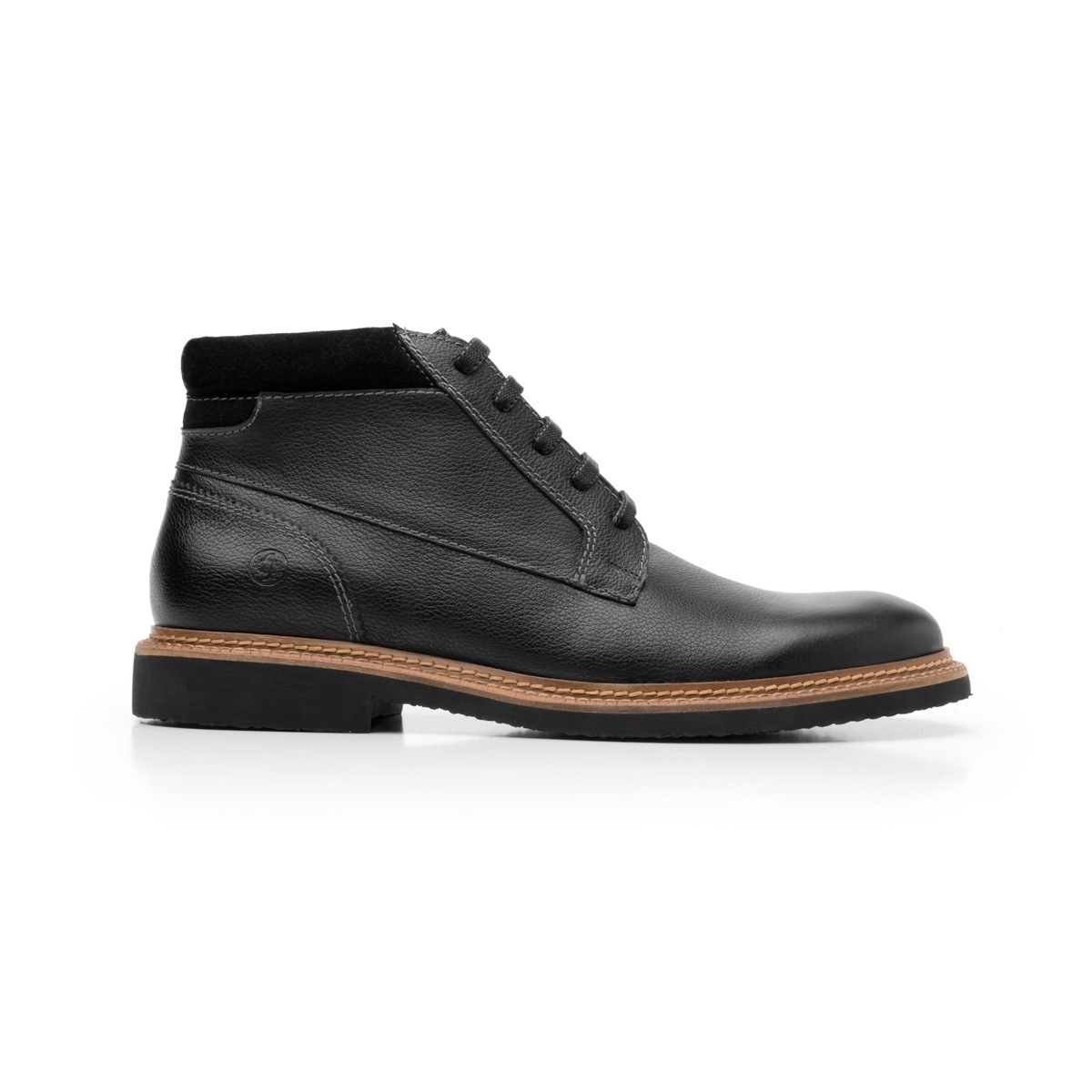 Botín Casual Trendy Flexi Con Suela De Crepé Para Hombre - Estilo 403502 Negro