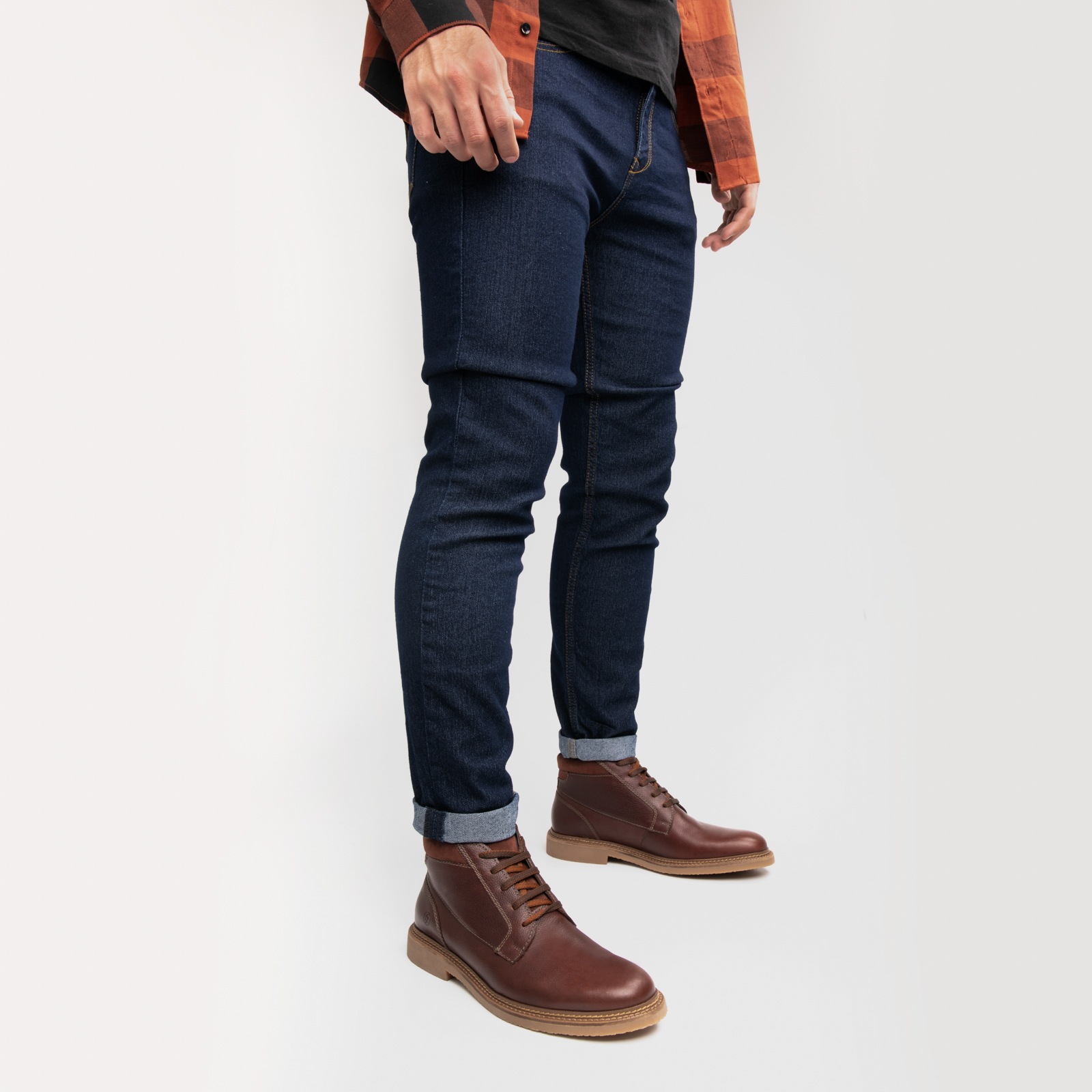 Botín Casual Trendy Flexi Con Suela De Crepé Para Hombre - Estilo 403502 Shedron