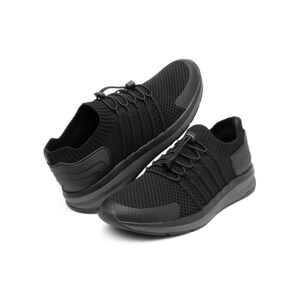 Sneaker Casual Sport Flexi De Tipo Calcetín  Para Hombre - Estilo 403802 Negro