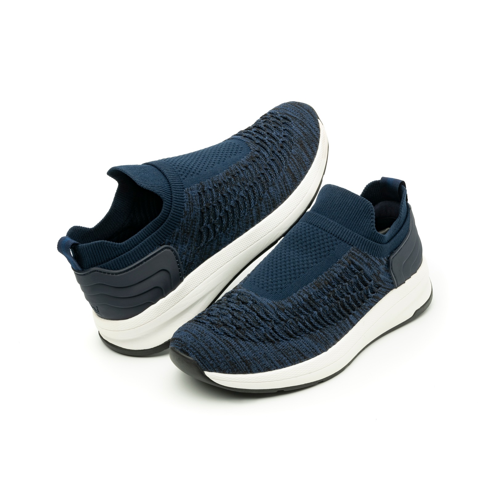 Sneaker Calcetin Flyknit Flexi para Hombre con Suela Estraligera Estilo 403804 Azul