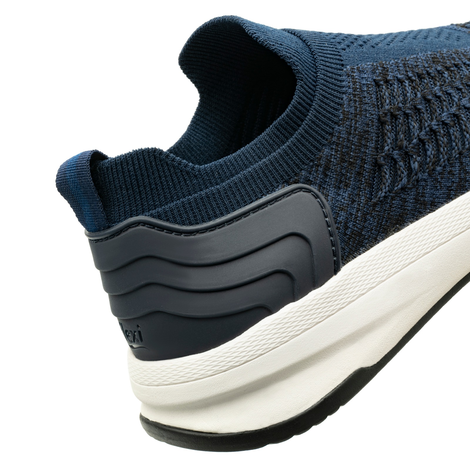 Sneaker Calcetin Flyknit Flexi para Hombre con Suela Estraligera Estilo 403804 Azul