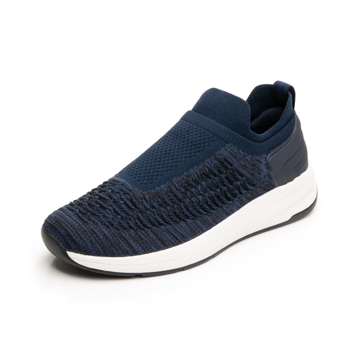 Sneaker Calcetin Flyknit Flexi para Hombre con Suela Estraligera Estilo 403804 Azul