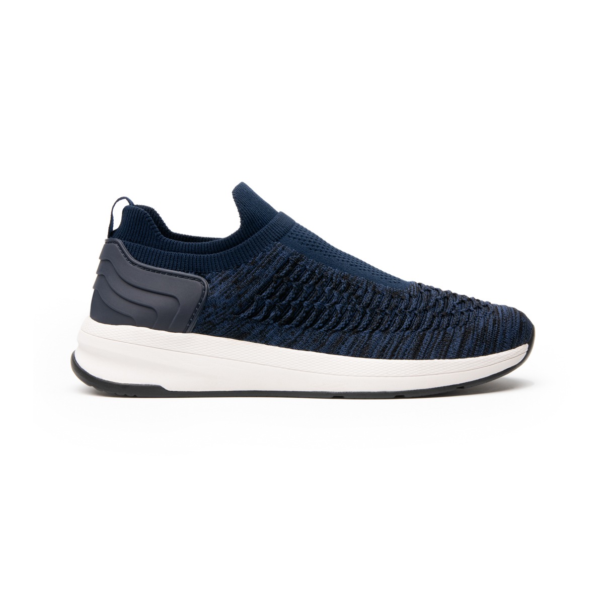 Sneaker Calcetin Flyknit Flexi para Hombre con Suela Estraligera Estilo 403804 Azul