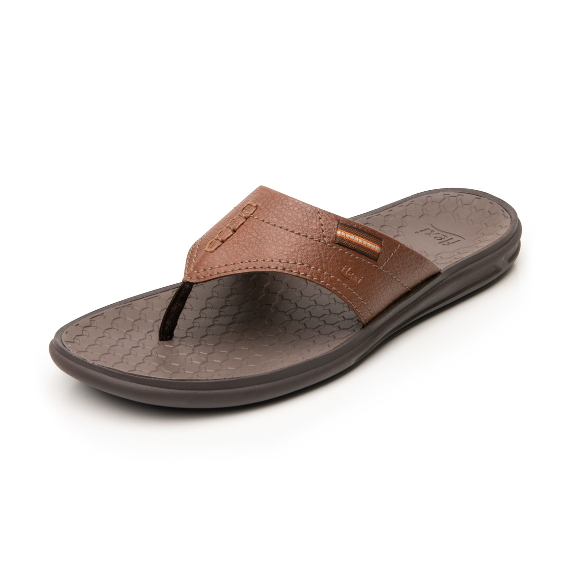 Sandalia a Prueba de Agua Flexi Para Playa Para Hombre - Estilo 404101 Brandy