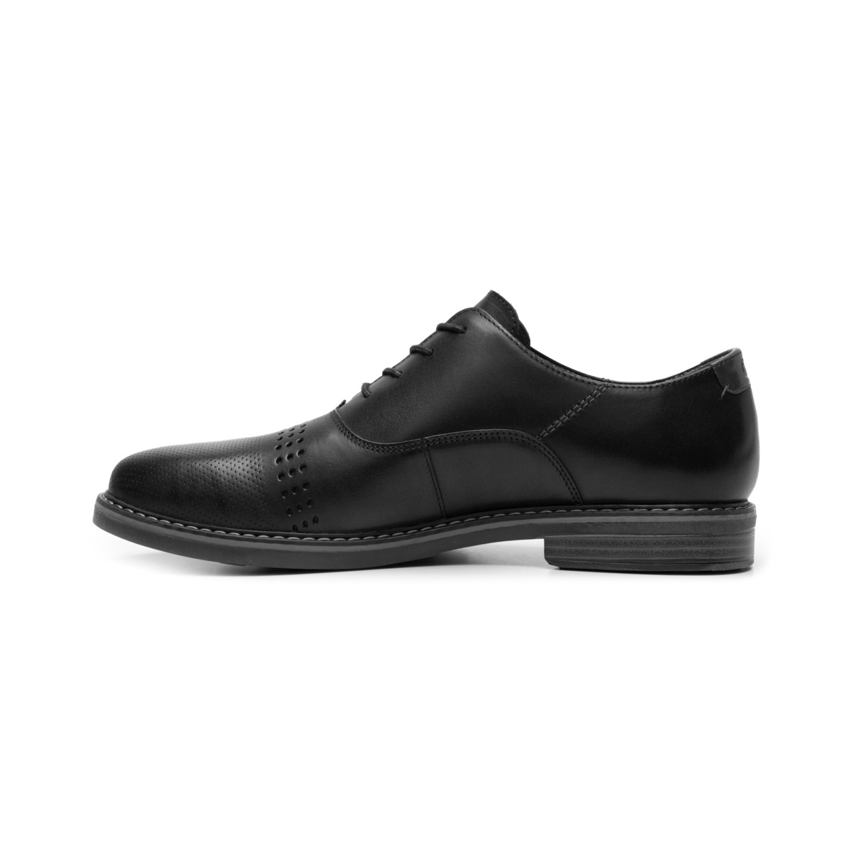 Oxford Casual Flexi para Hombre con Amarre Frontal Estilo 404608 Negro