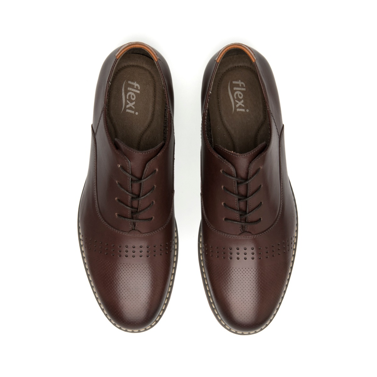 Oxford Casual Flexi para Hombre con Amarre Frontal Estilo 404608 Oporto
