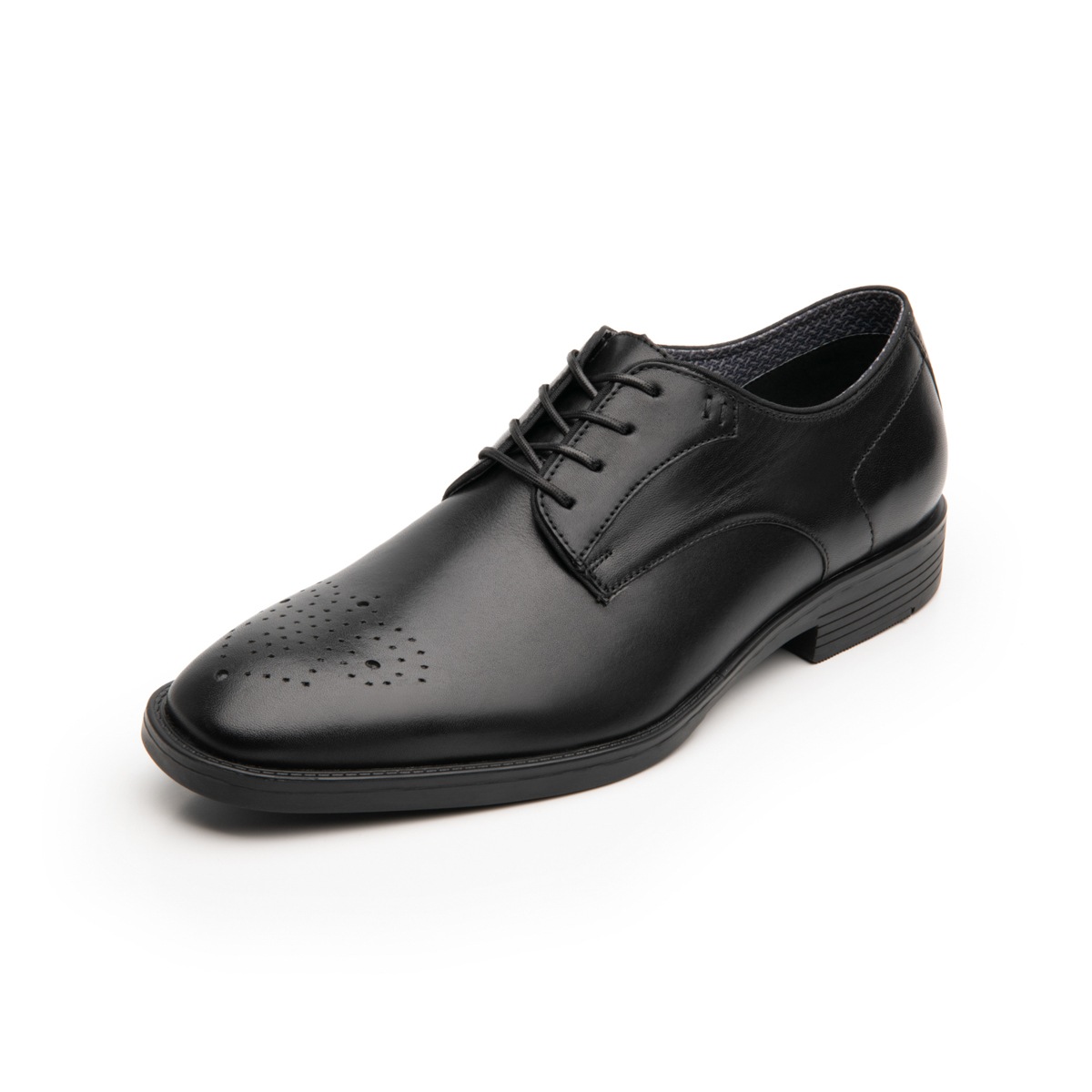 Zapato Bostoniano Flexi para Hombre con Agujetas Estilo 405801 Negro