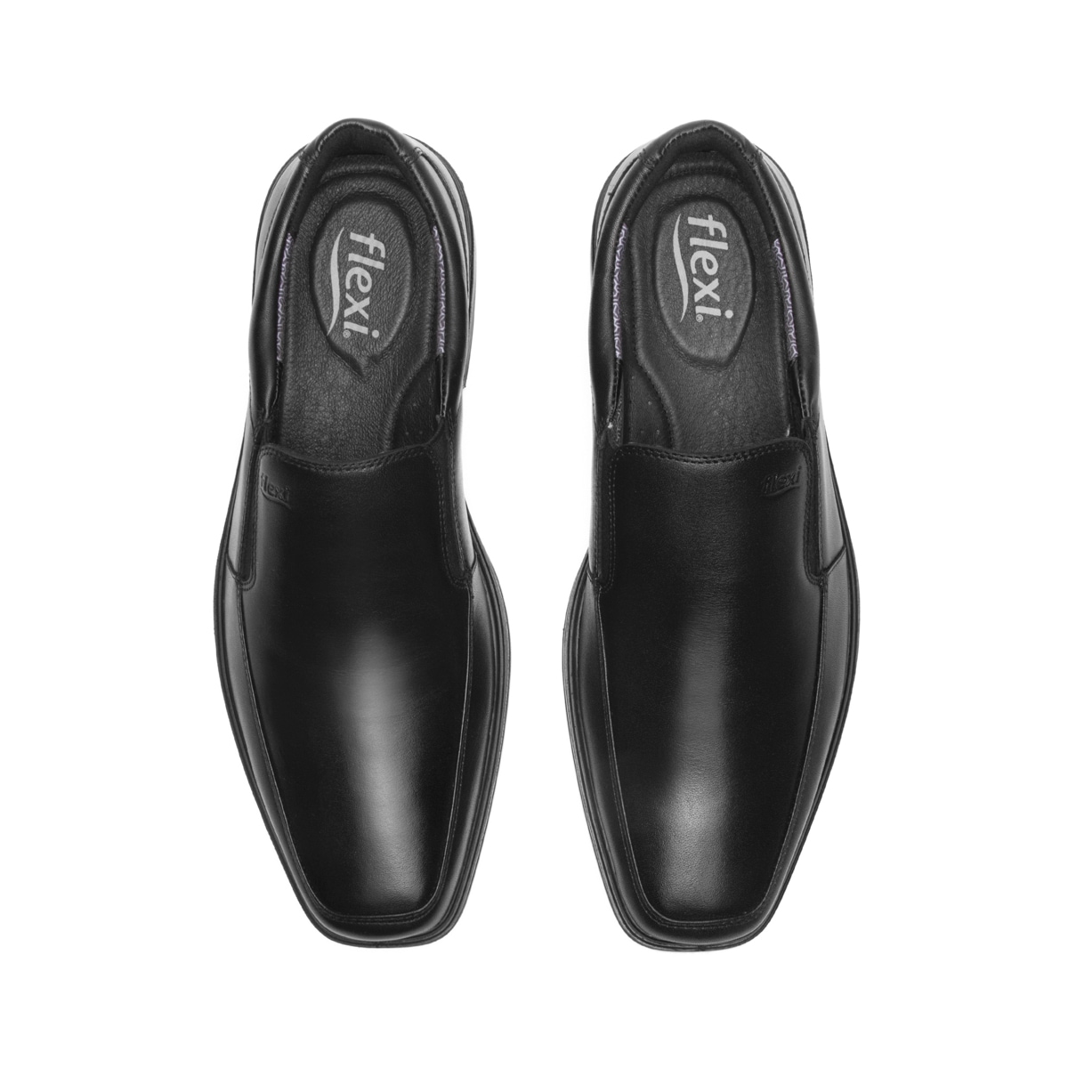 Zapato Semivestir Flexi para Hombre con Shock Point Estilo 406409 Negro