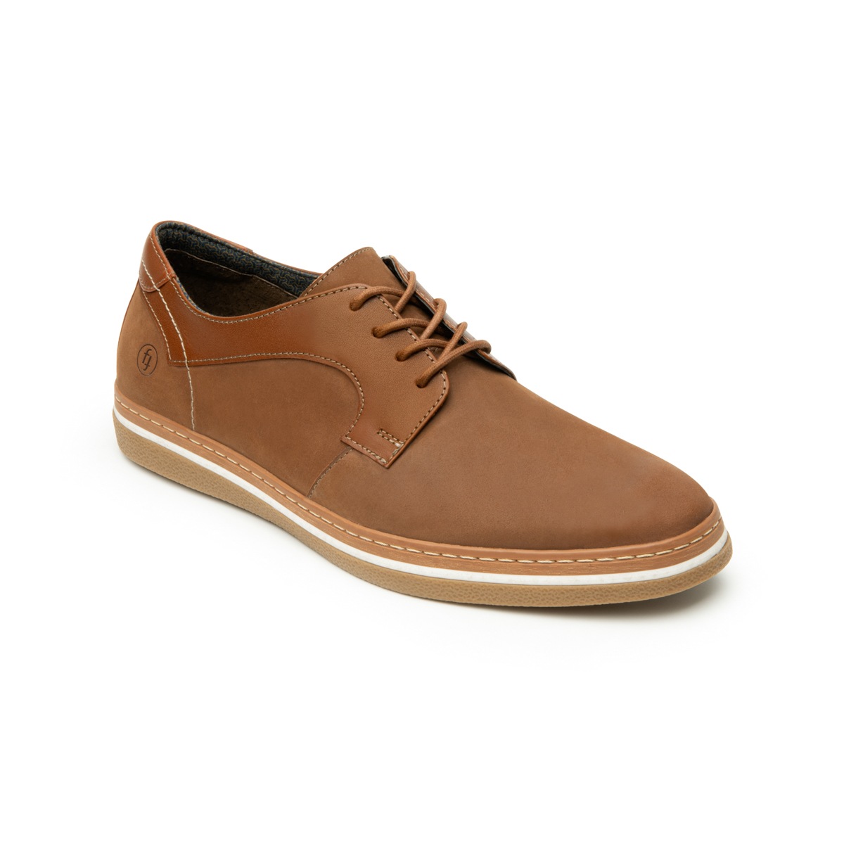 Derby Tipo Alpargata Flexi para Hombre Estilo 406801 Tan