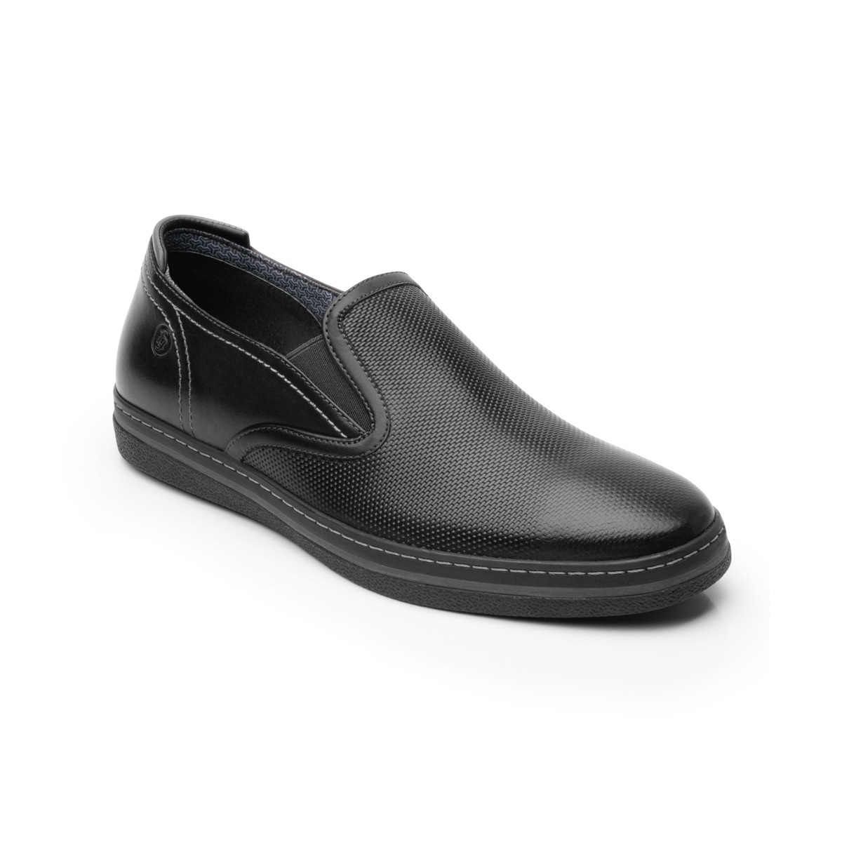 Loafer Piel Plaqueada Flexi para Hombre Estilo 406803 Negro