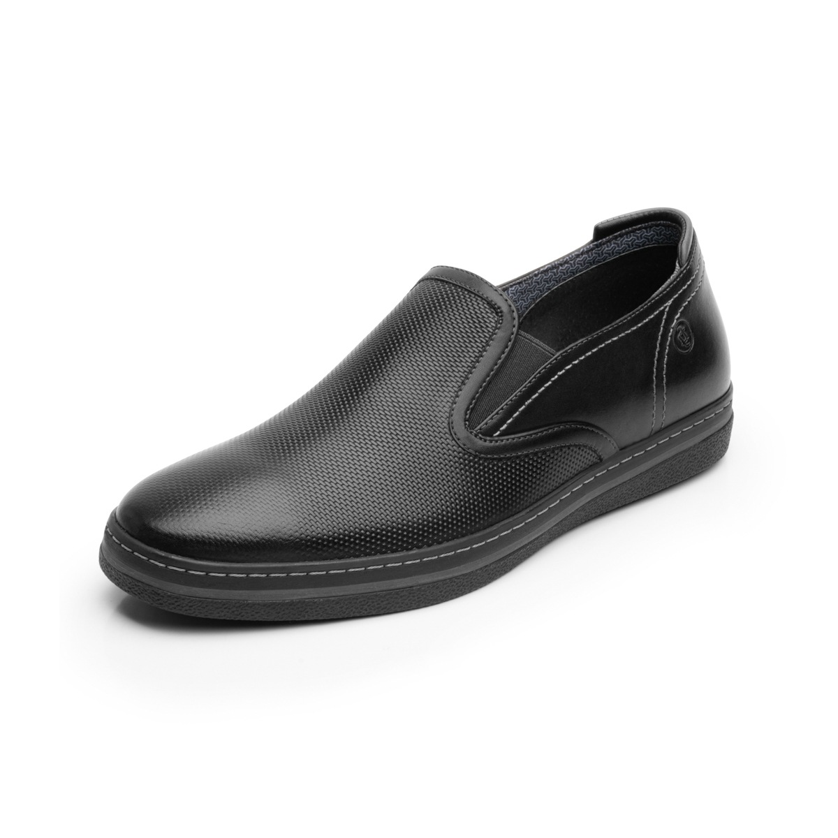 Loafer Piel Plaqueada Flexi para Hombre Estilo 406803 Negro