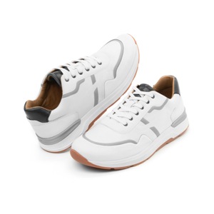 Sneaker Urbano Acolchado Flexi para Hombre con Suela Extraligera Estilo 406901 Blanco Sneaker Urbano Acolchado Flexi para Hombre con Suela Extraligera Estilo 406901 Blanco