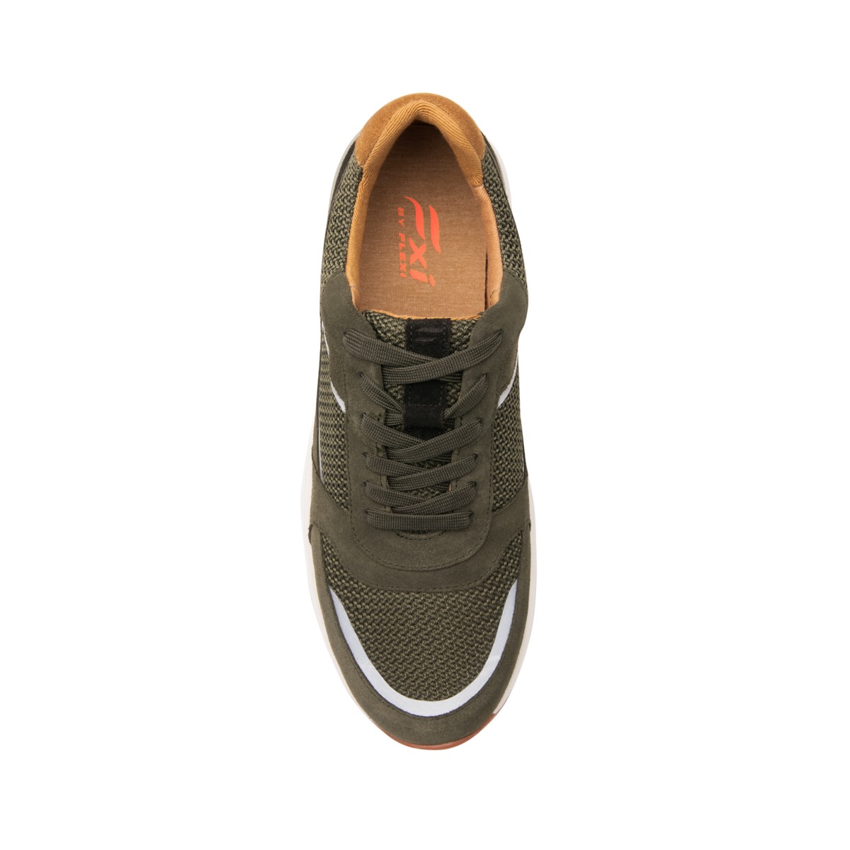 Sneaker Urbano Piel Flexi para Hombre Estilo 406903 Olivo