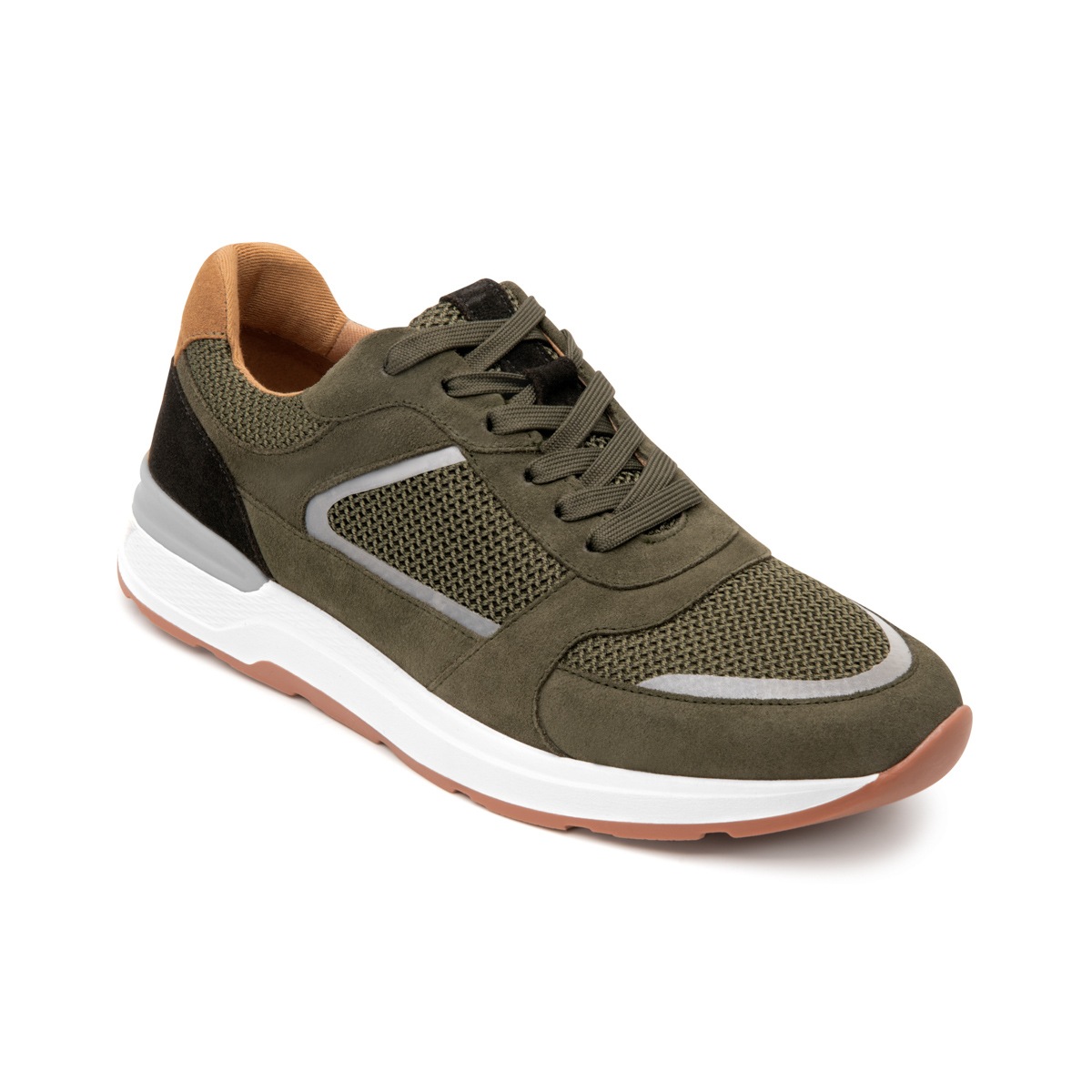 Sneaker Urbano Piel Flexi para Hombre Estilo 406903 Olivo