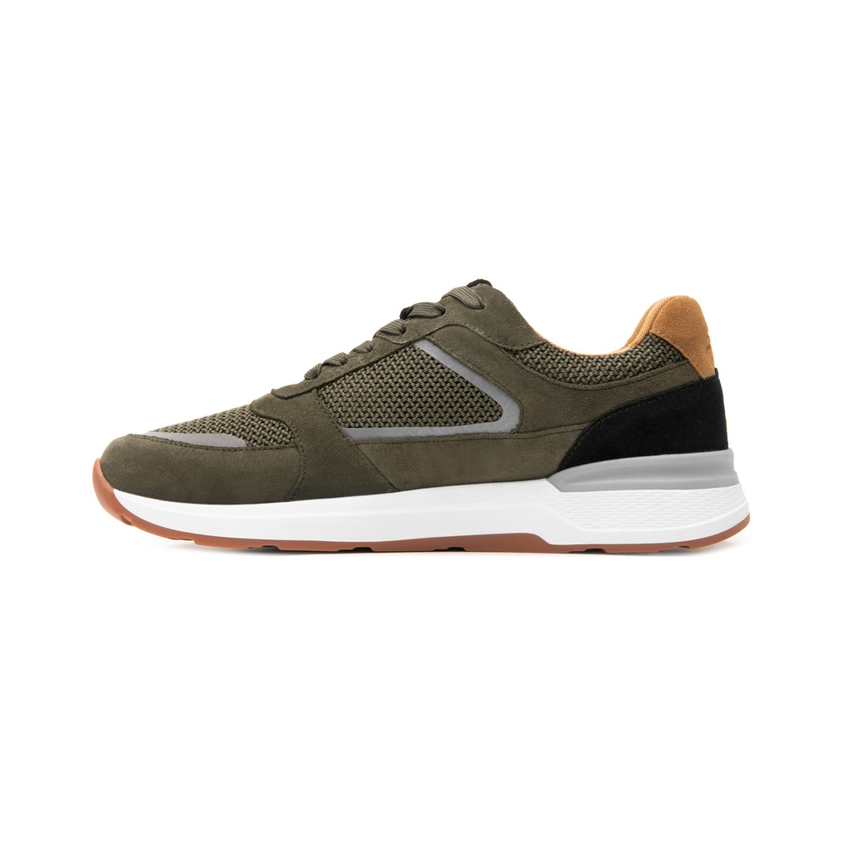 Sneaker Urbano Piel Flexi para Hombre Estilo 406903 Olivo