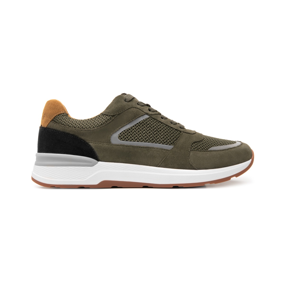 Sneaker Urbano Piel Flexi para Hombre Estilo 406903 Olivo