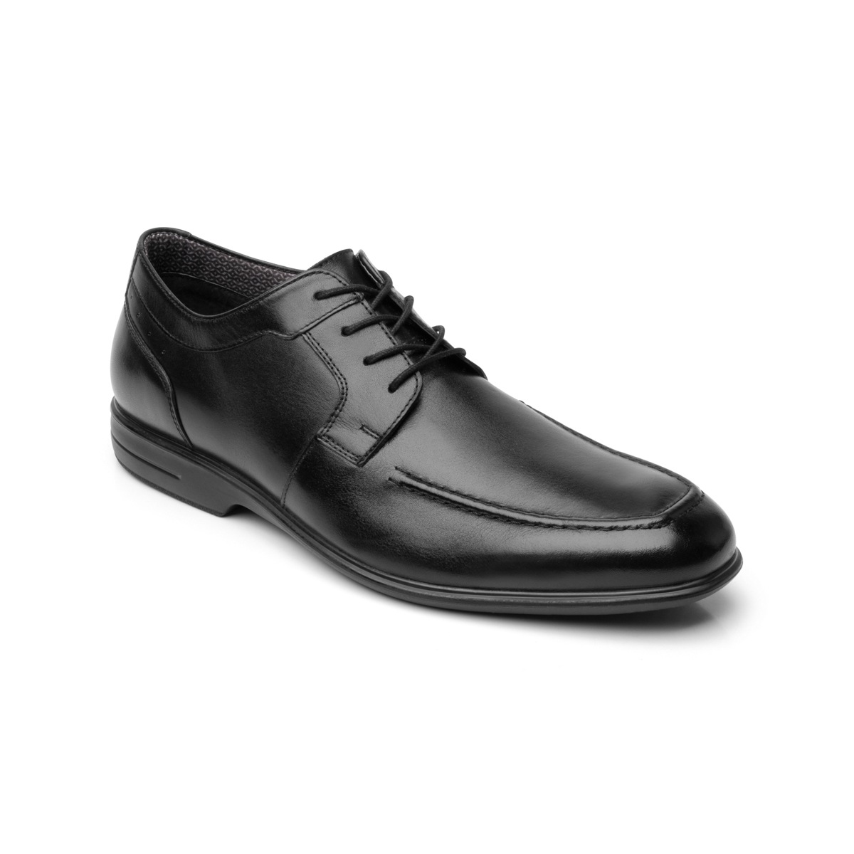 Derby Floreta Liso Flexi para Hombre Estilo 407202 Negro