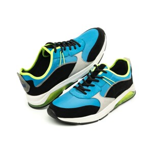 Sneaker Urbano Apiezado Flexi para Hombre con Suela Extraligera Estilo 407501 Azul