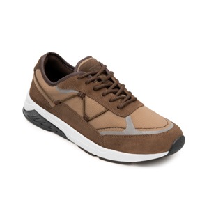 Sneaker Mezcla De Texturas Flexi para Hombre con Suela Extra Ligera Estilo 407502 Capuchino Sneaker Mezcla De Texturas Flexi para Hombre con Suela Extra Ligera Estilo 407502 Capuchino