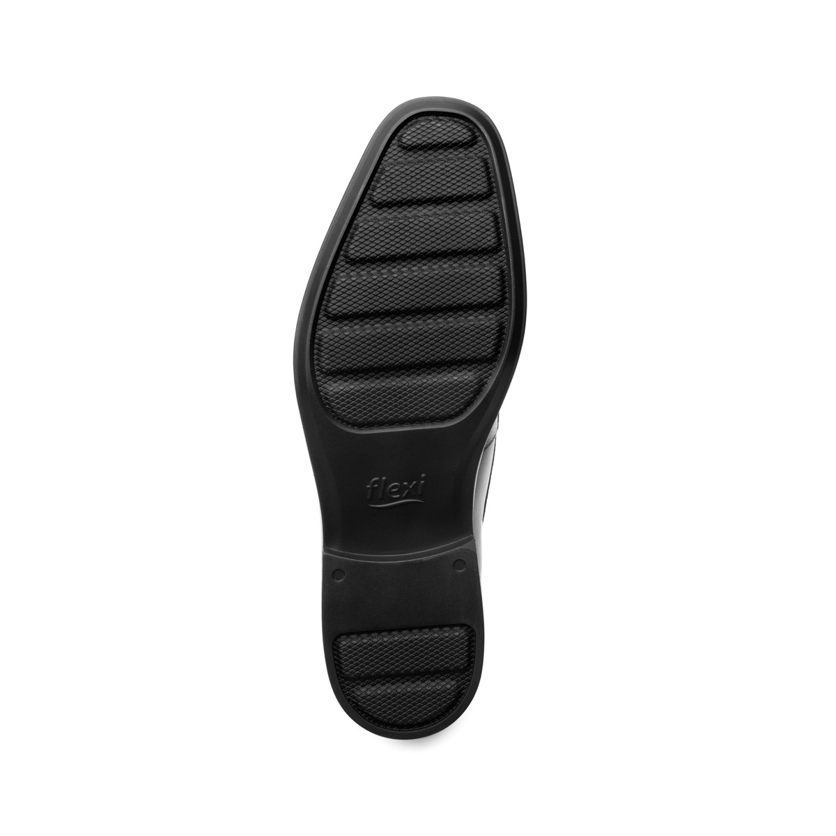 Derby Floreta Liso Flexi para Hombre Estilo 407802 Negro