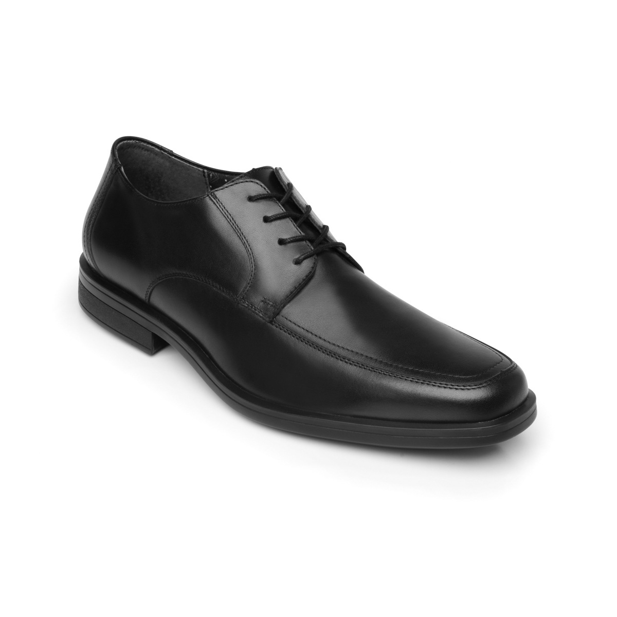 Derby Floreta Liso Flexi para Hombre Estilo 407802 Negro