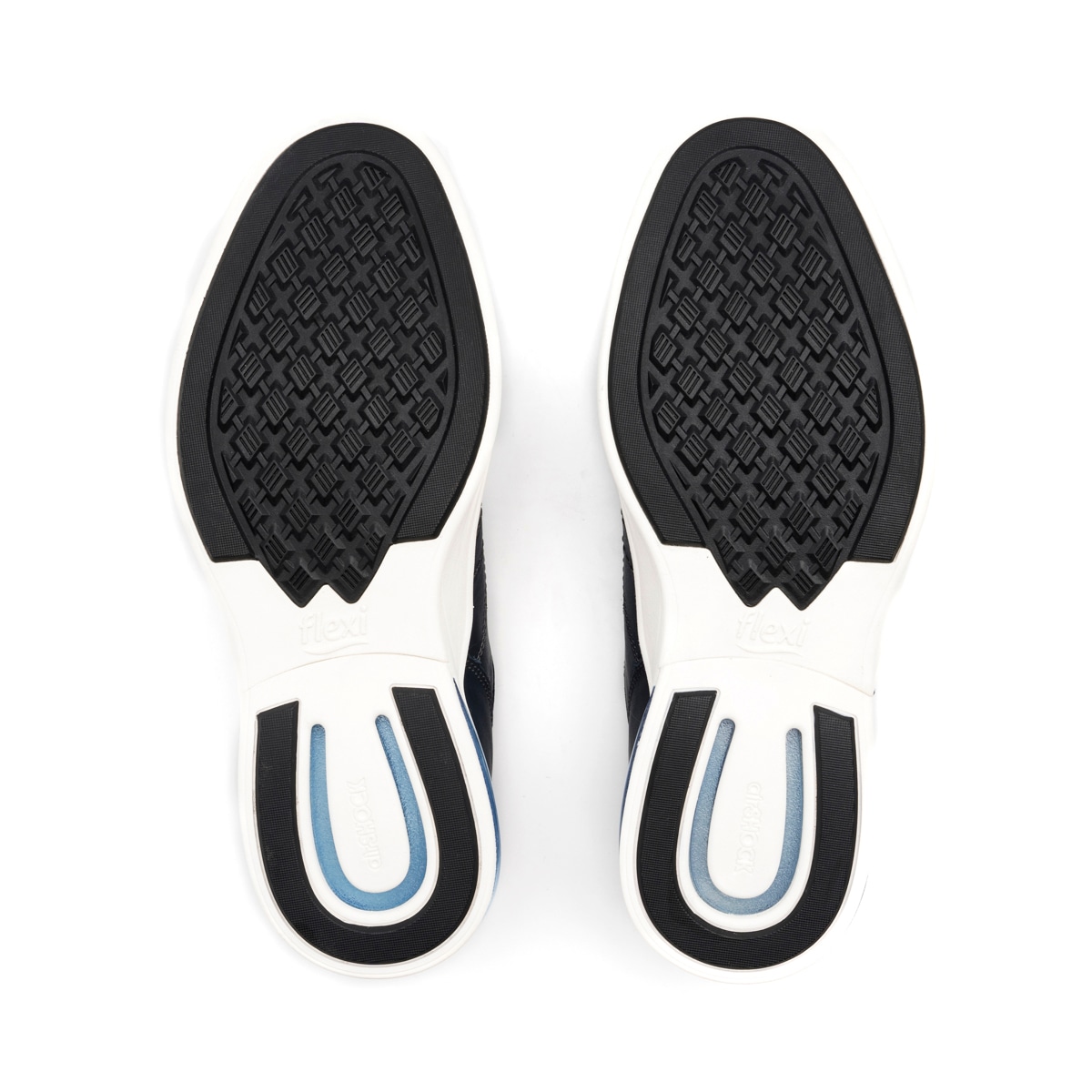 Oxford Casual Flexi para Hombre con Suela Air Shock Estilo 408101 Azul
